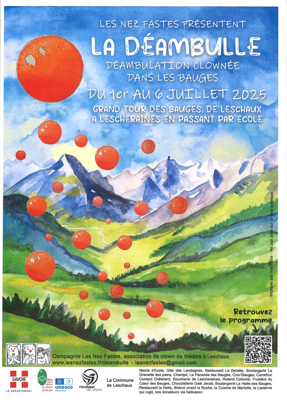 La Déambulle des Nez Fastes / Mercredi 2 juillet 2025 à Bellecombe en Bauges