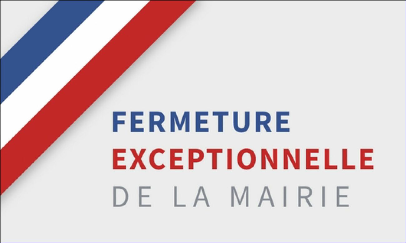 Fermeture exceptionnelle du secrétariat de la mairie samedi 17 janvier 2026