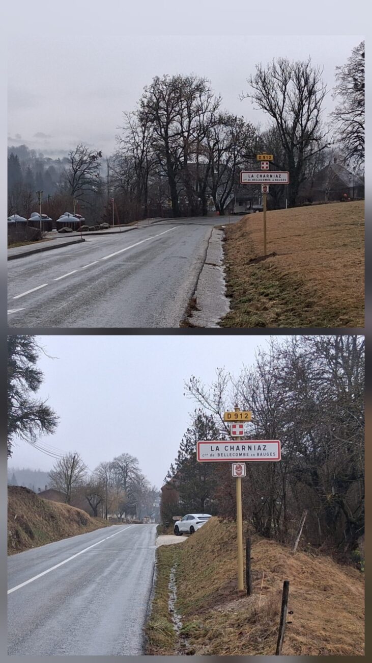 Modification des limites de l&rsquo;agglomération « La Charniaz »