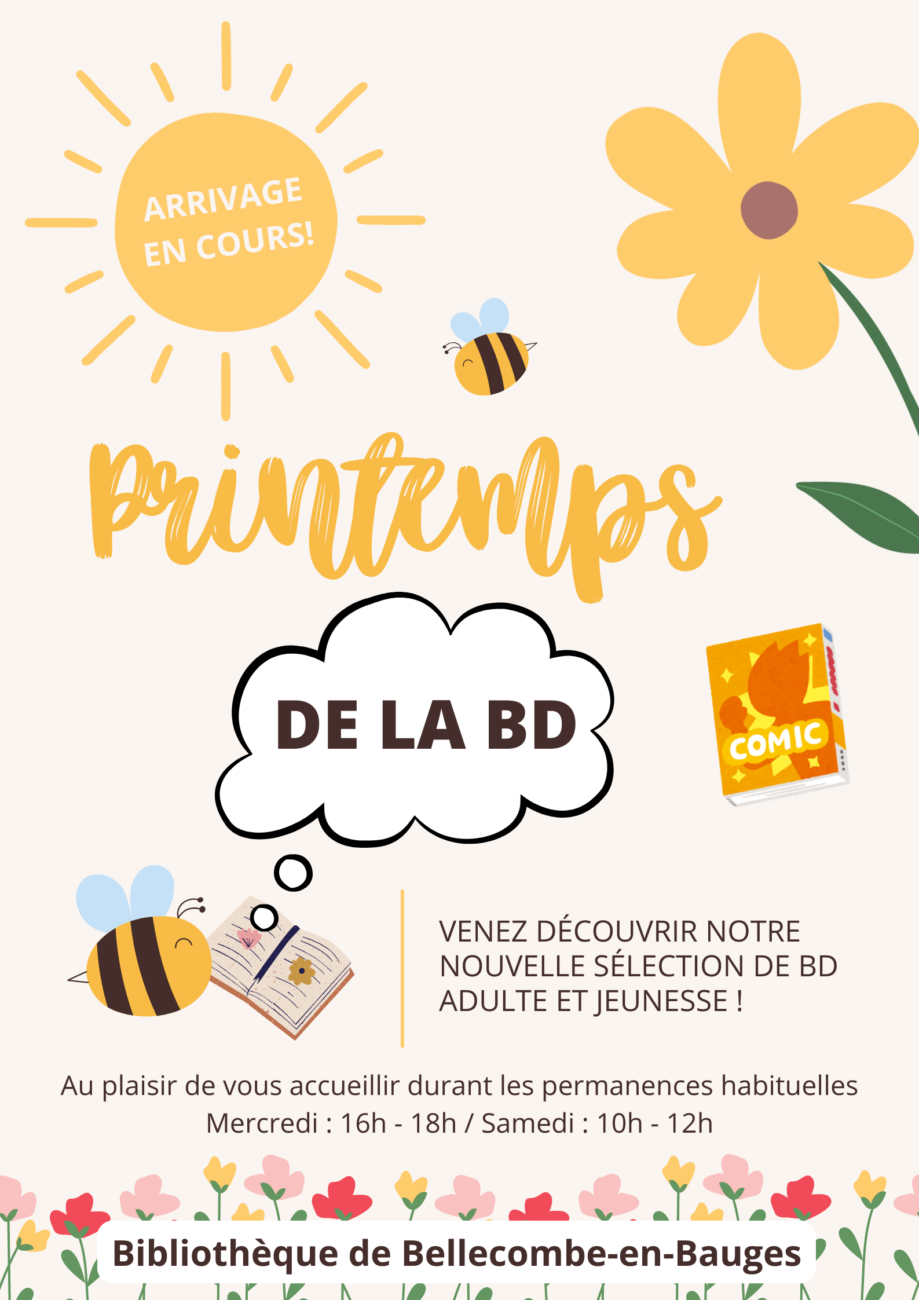 Bibliothèque – BD printemps