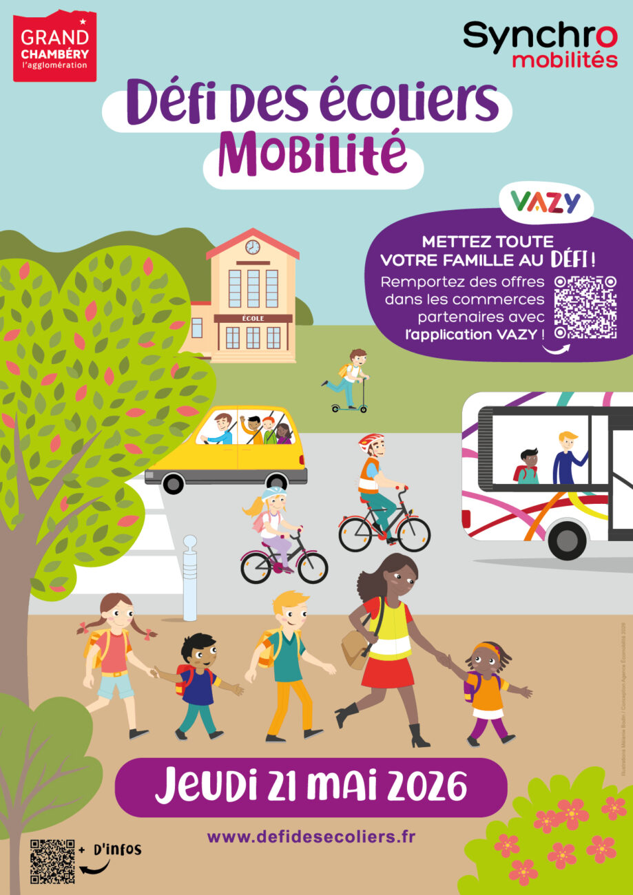 Le Défi des écoliers Mobilité de Grand Chambéry Jeudi 21 mai 2026