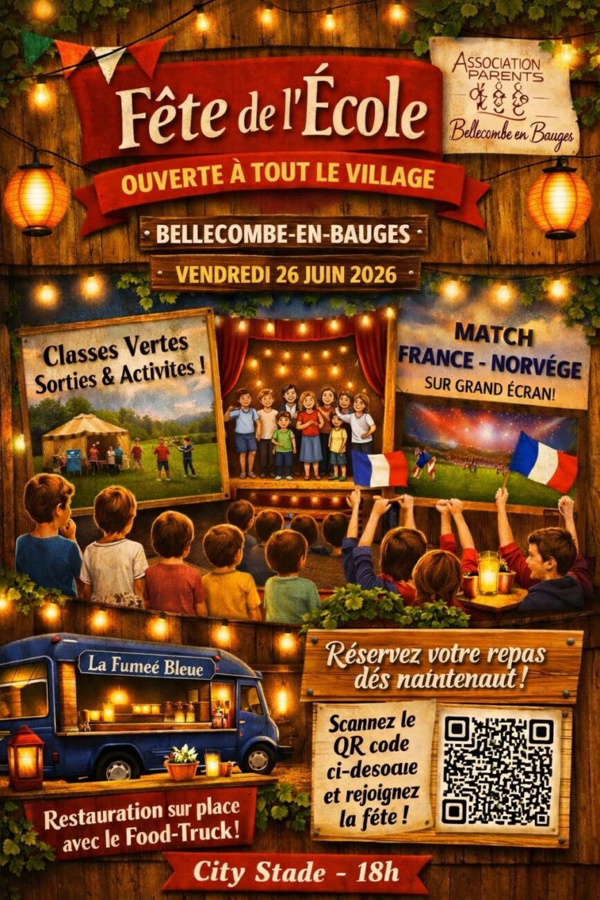 APE – Fête de l&rsquo;école : vendredi 26 juin 2026
