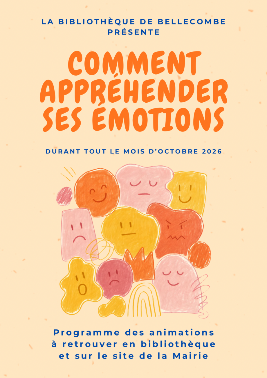 Les émotions mises à l’honneur à la bibliothèque de Bellecombe !